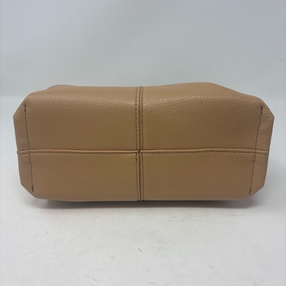 Polène Numéro Neuf Mini Bag Textured Beige Leather Purse - Picture 8 of 14